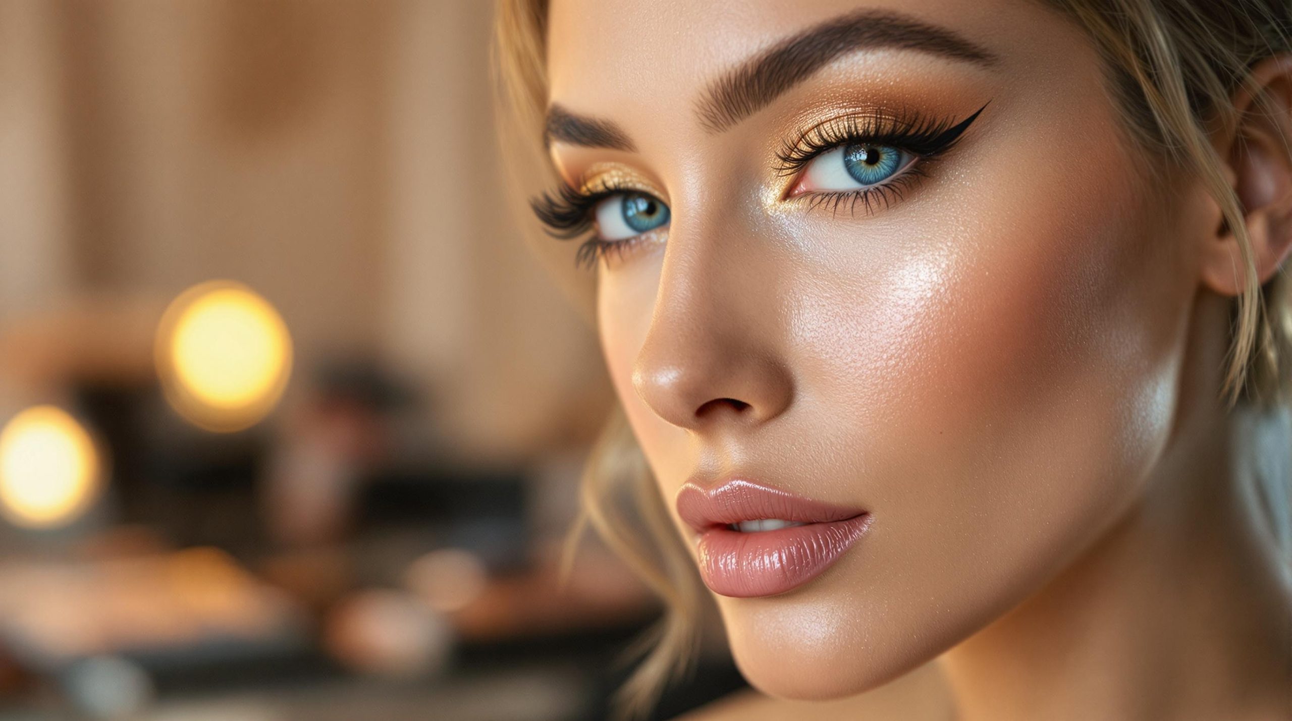 Quel maquillage pour les yeux bleus ? - Reine Cosmetique